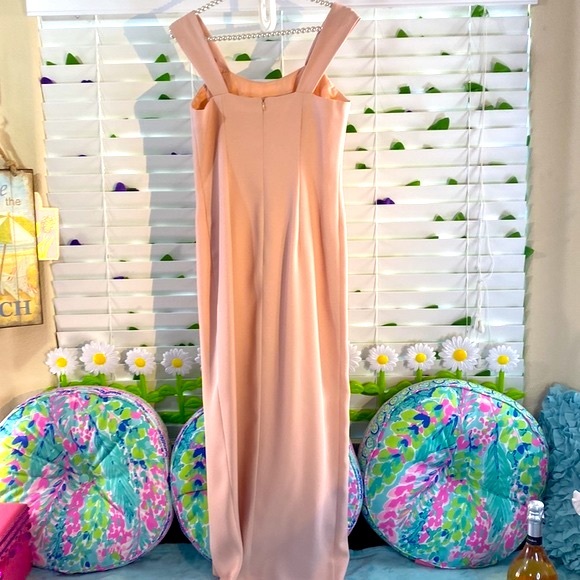 NAH NAH Collection soft pink gown & beaded jacket - Picture 6 of 8